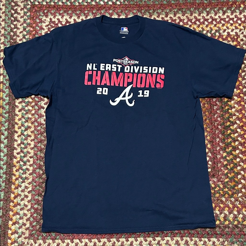 Atlanta Braves Major League Baseball National League East Champions Tshirt Large